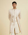 Champagne Embroidered Sherwani